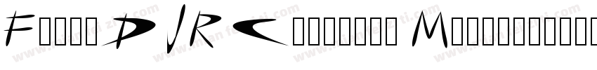Forma DJR Cyrillic Micro字体转换